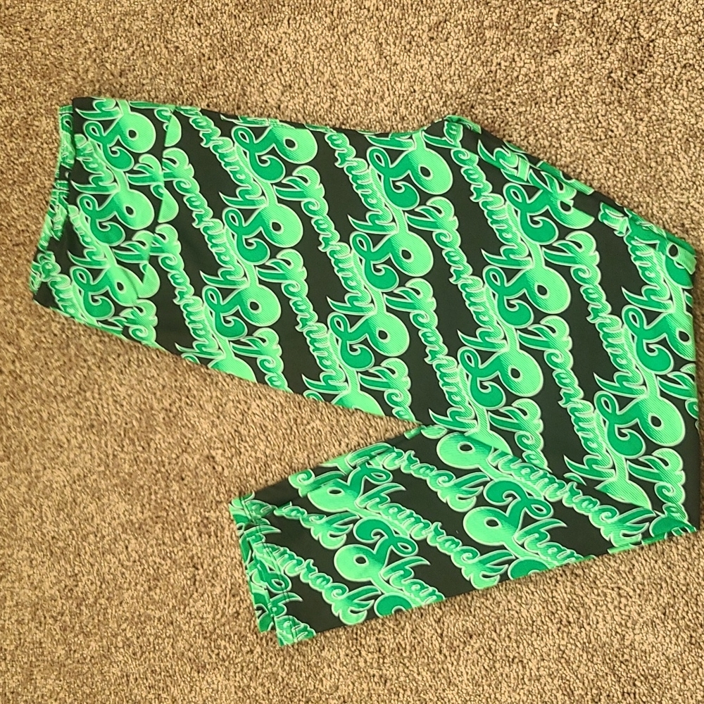 LuLaRoe Leggings Tall & Curvy Shamrock Design St Patricks Day